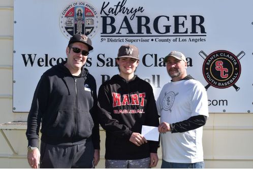 Hart Baseball Freshman, Cayden Kollasch, Recognized for Contribution to